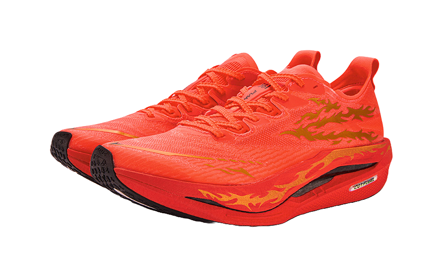 361° Flame 5 Cushioning Slip Resistant Abrasion Resistant Breathable Low top Running Shoes Unisex Radiant Flame  vjsneaker.com