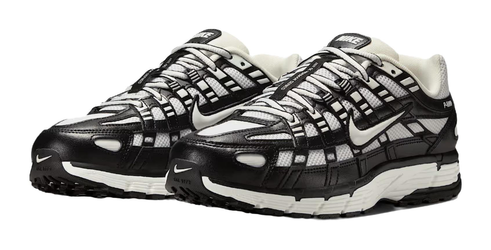 Nike P 6000 Abrasion Resistant Low top Casual Running Shoes Womens Silver Blue  vjsneaker.com