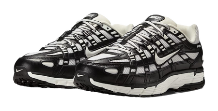 Nike P 6000 Abrasion Resistant Low top Casual Running Shoes Womens Silver Blue  vjsneaker.com