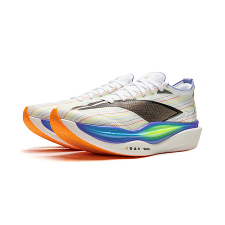 Li Ning Feidian 6 ELITE Cushioning Slip Resistant Abrasion Resistant Rebound Low top Carbon Plate Running Shoes Unisex