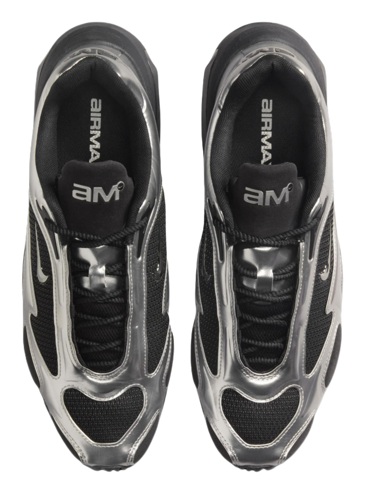 Nike Air Max Muse Black Metallic Silver Womens  vjsneaker.com