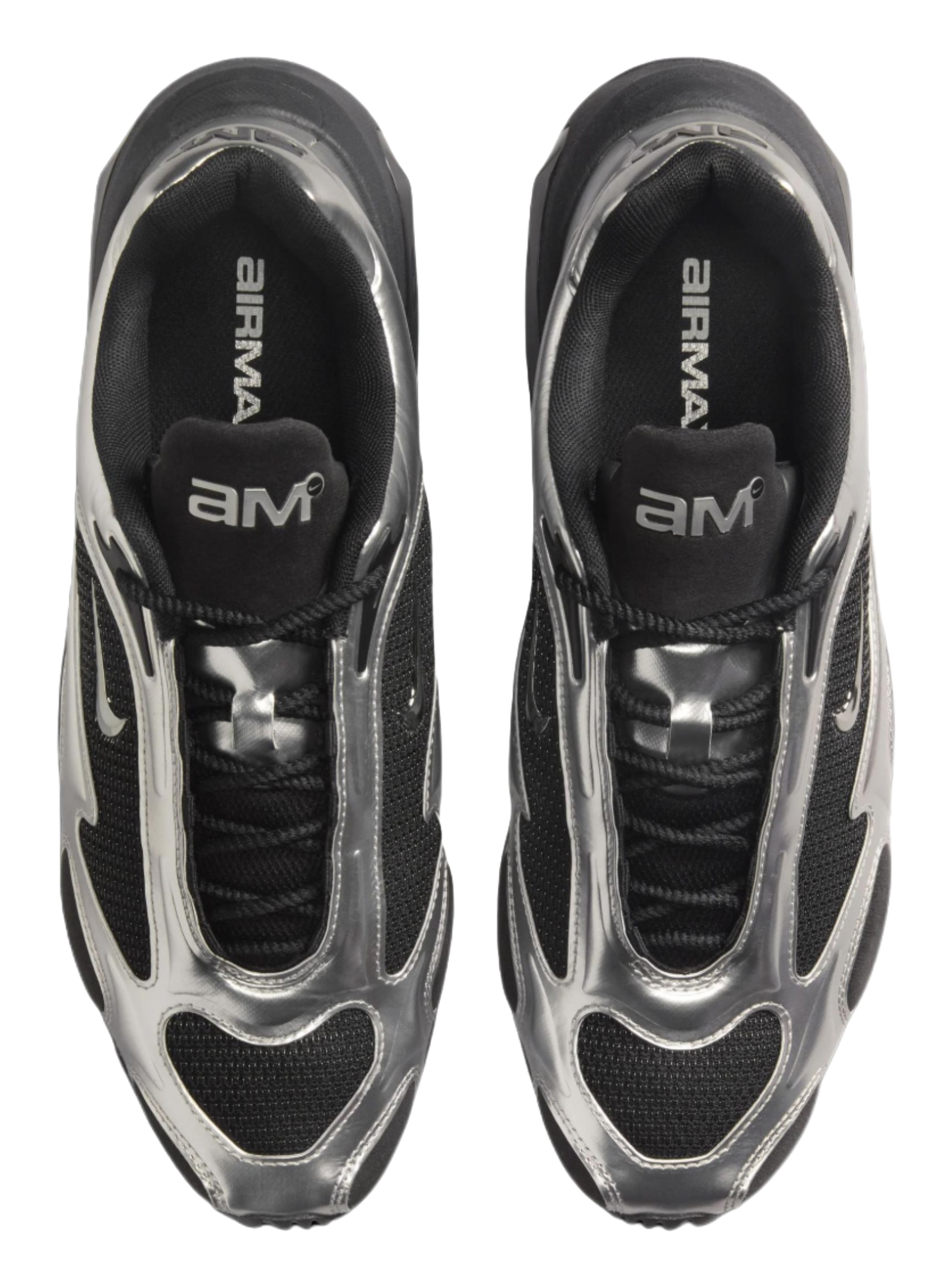 Nike Air Max Muse Black Metallic Silver Womens  vjsneaker.com