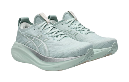 ASICS Gel Nimbus 27 Pure Aqua White Womens  vjsneaker.com