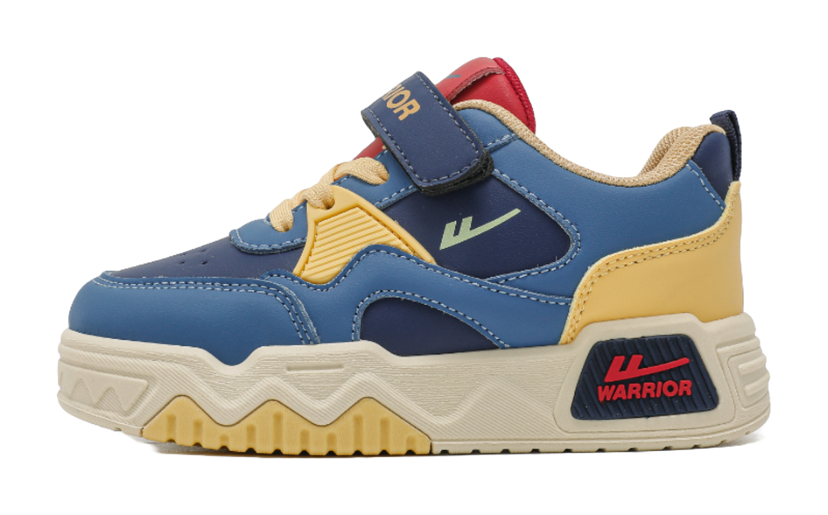 Warrior Boys Athletic Shoes Breathable Lightweight Cushioning Low top Girl Skateboard Shoes Kids  VJSNEAKER