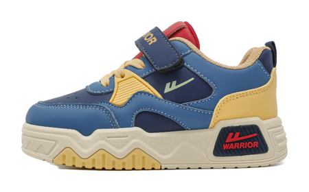 Warrior Boys Athletic Shoes Breathable Lightweight Cushioning Low top Girl Skateboard Shoes Kids  VJSNEAKER