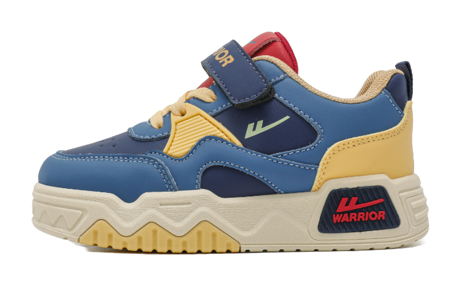 Warrior Boys Athletic Shoes Breathable Lightweight Cushioning Low top Girl Skateboard Shoes Kids  VJSNEAKER