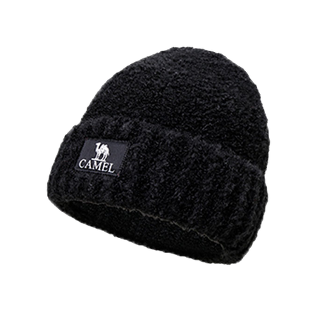 CAMEL Polyester Beanies Womens  VJSNEAKER