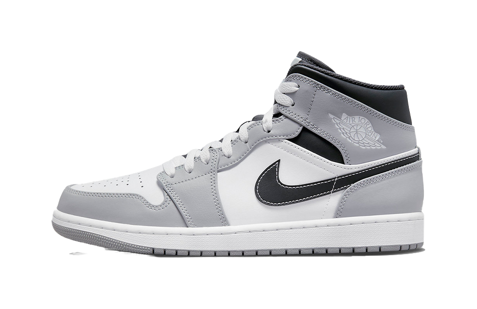 Air Jordan 1 Mid Light Smoke Grey  VJSNEAKER
