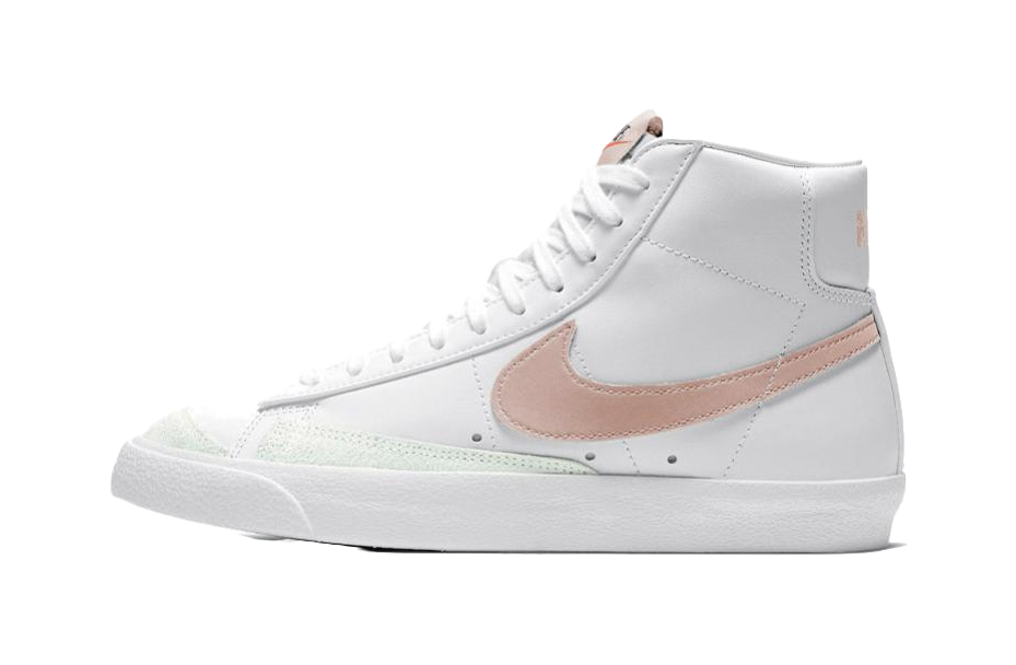 Nike Blazer Mid 77 Vintage White Pink Oxford Womens  vjsneaker.com