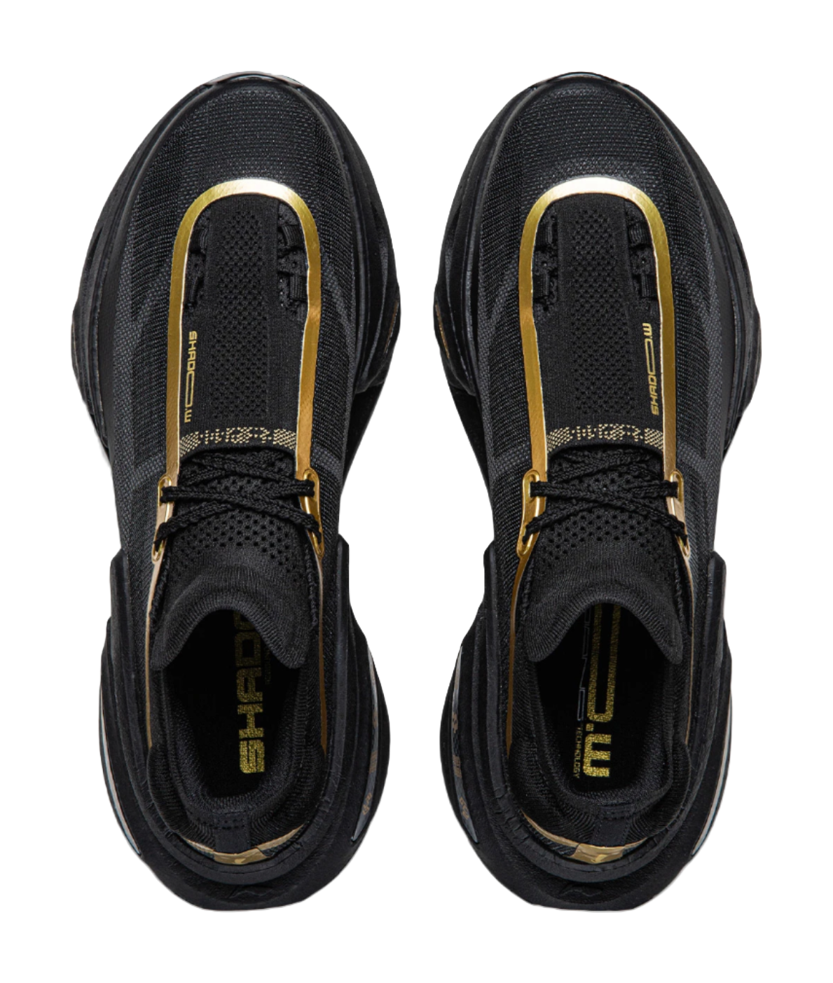 Li Ning Shadow 3.0 Cushioning Rebound Low top Running Shoes Unisex Black Gold  VJsneaker