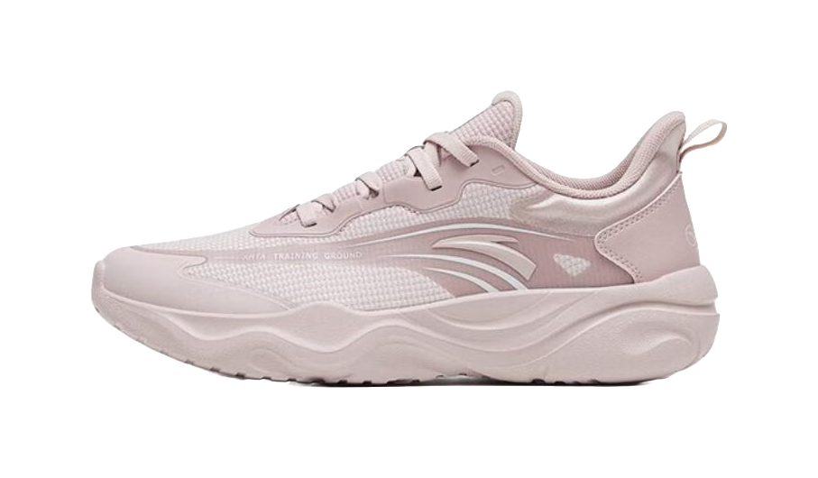 Anta Milk Sugar Slip Resistant Abrasion Resistant Low top Casual Running Shoes Womens Pink