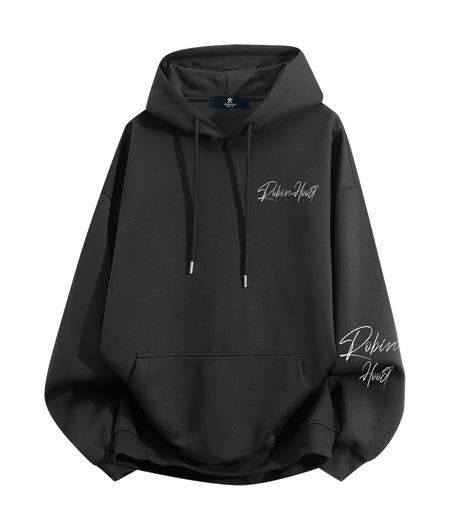 Robin Hood American Hoodie with Velvet Thick Letter Signature Personalized Style Design Feel Loose and Casual Versatile Student Party Lazy Style Hoodie for Women  vjsneaker.com