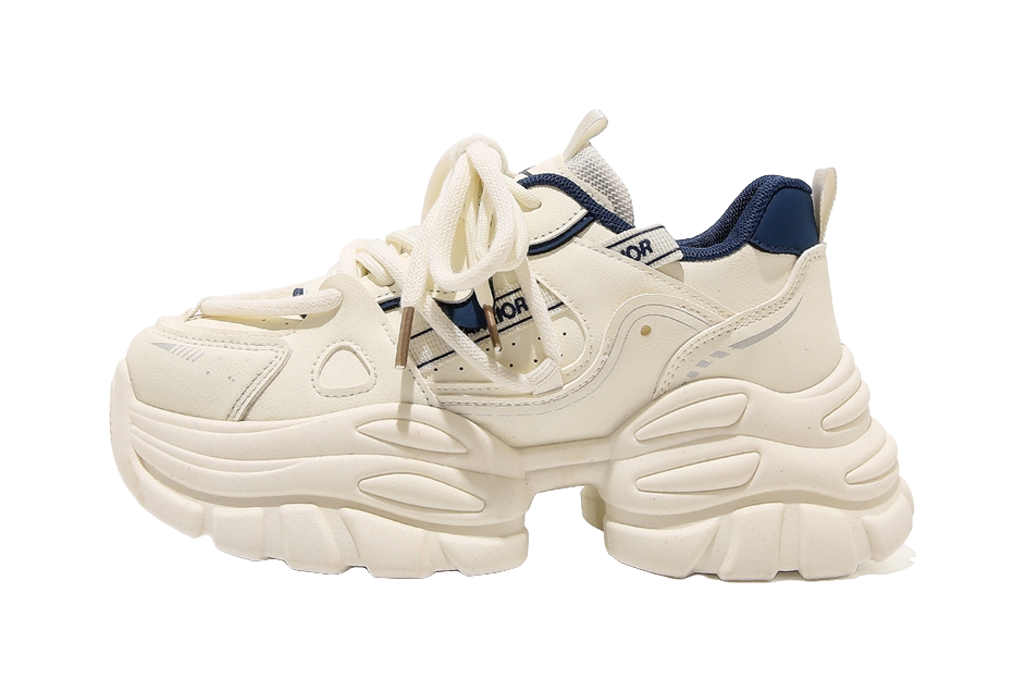 Warrior Abrasion Resistant Height Increasing Low top Chunky Sneakers Women's 