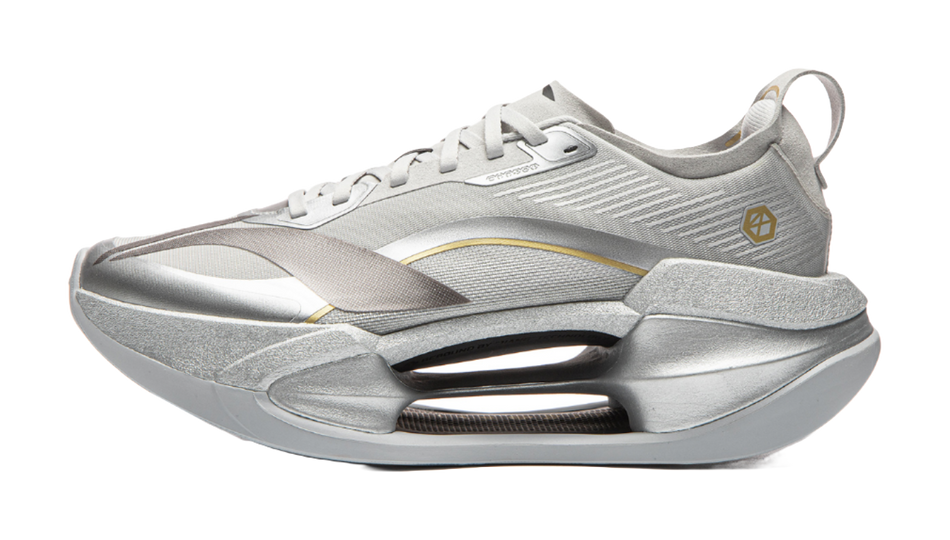Li-Ning Shadow 4 Essential "Calm Gray/Silver" ARRW007-12 - Daily Performance Running Shoe Unisex Calm Gray/Silver