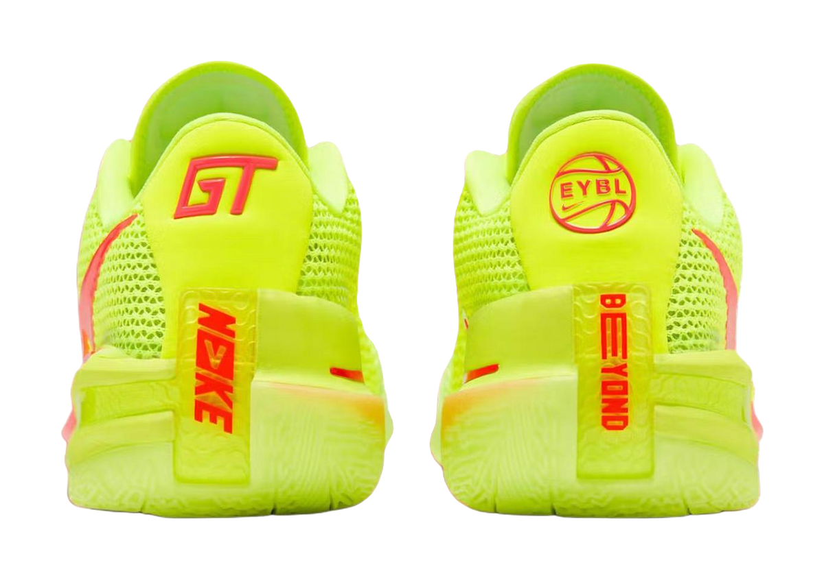 Nike Air Zoom G.T. Cut 1 Breathable Basketball Shoes Unisex Yellow Red  vjsneaker.com