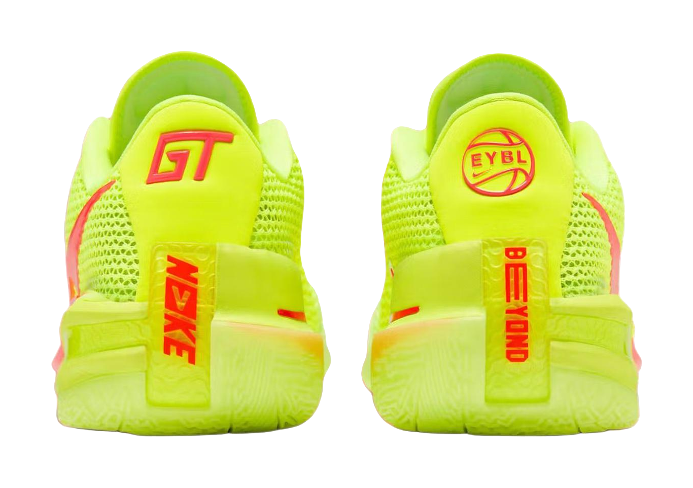 Nike Air Zoom G.T. Cut 1 Breathable Basketball Shoes Unisex Yellow Red  vjsneaker.com