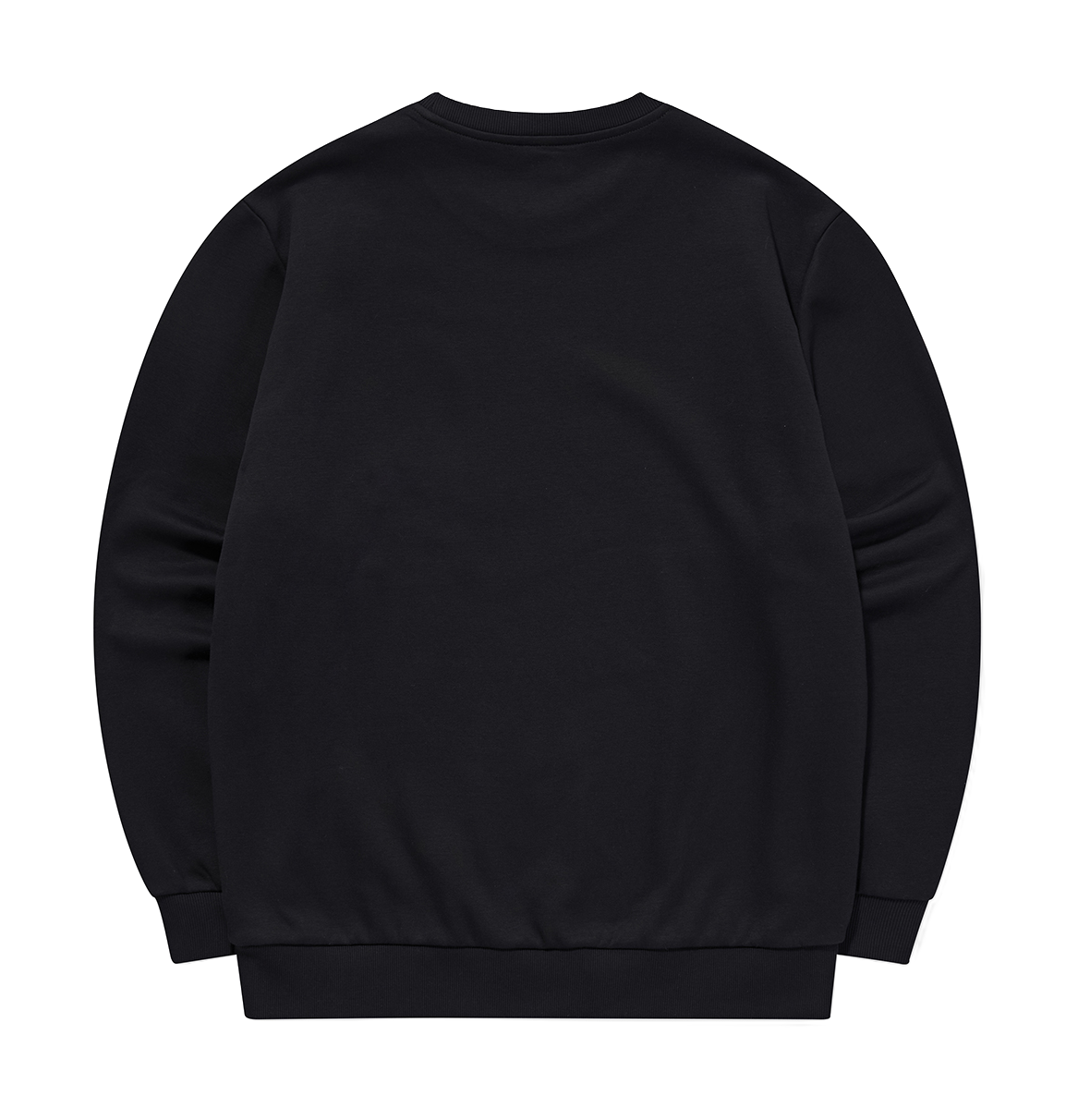 Hongxing Erke Essentials Comfortable and Warm Velvet Thickened with Velvet Autumn and Winter Solid Color Basic Versatile Loose Sports and Leisure Commuter Round Neck Hoodie Men's Style Black  vjsneaker.com