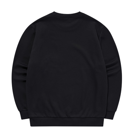 Hongxing Erke Essentials Comfortable and Warm Velvet Thickened with Velvet Autumn and Winter Solid Color Basic Versatile Loose Sports and Leisure Commuter Round Neck Hoodie Men's Style Black  vjsneaker.com