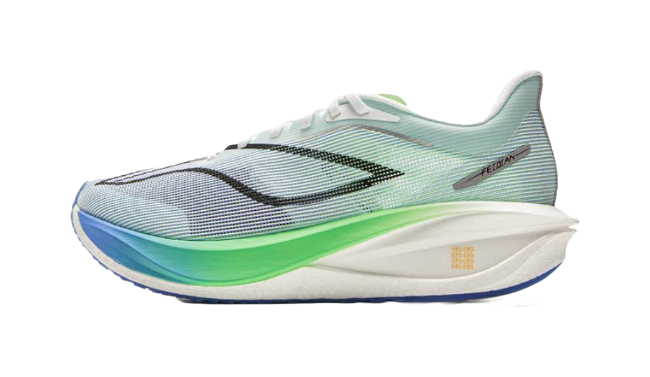 Li Ning Feidian 5 Challenger Running Shoes Mens Low top Standard White/Empty Blue  VJSNEAKER