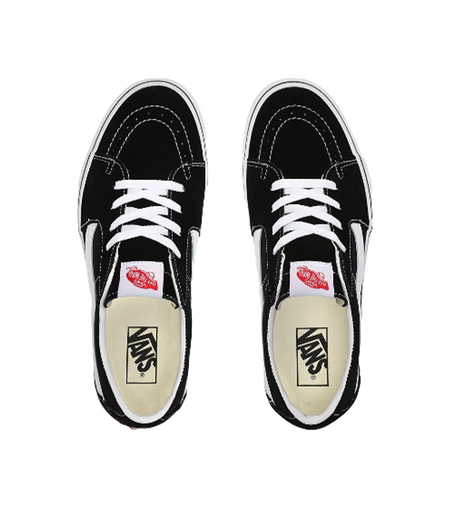 Sk8 Vans-Low Black White  vjsneaker.com