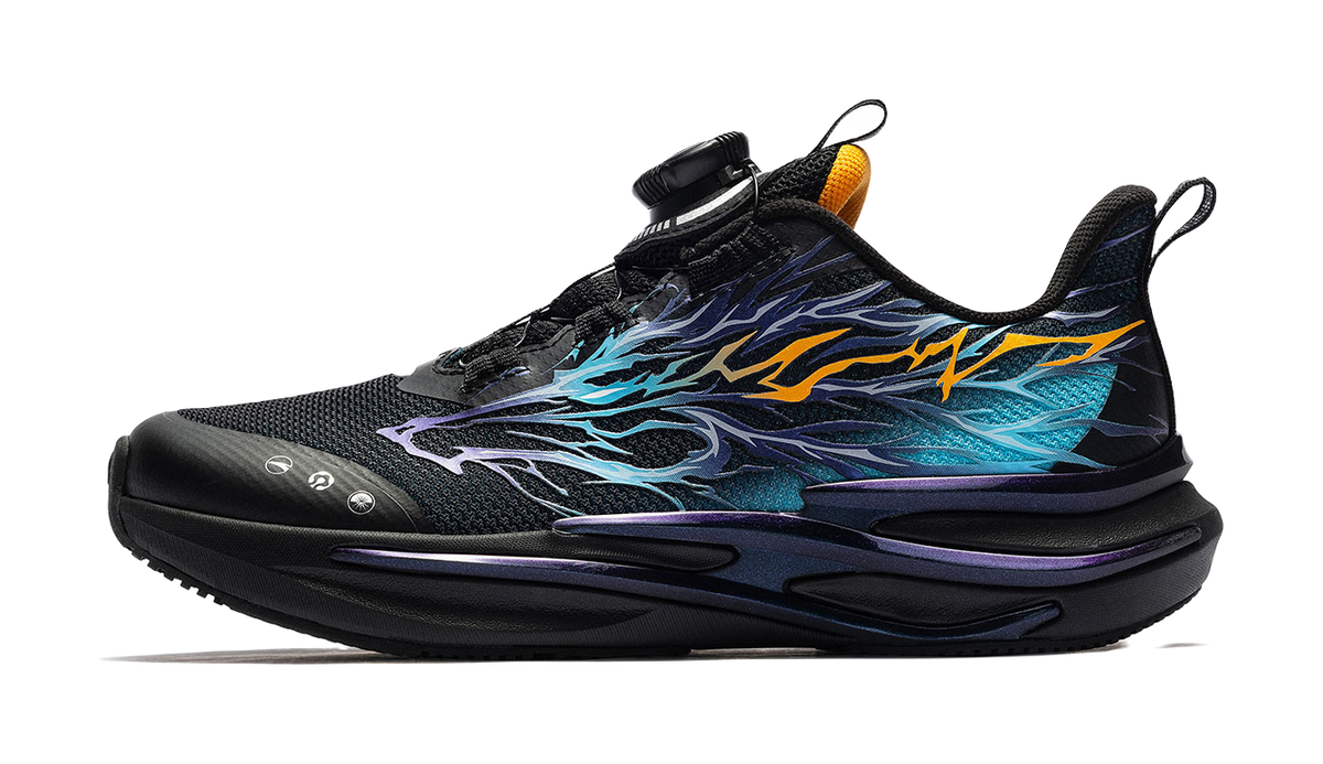 ANTA Children's Red Flame Comfortable Technology Trendy Low cut Running Shoes for Men and Women  VJSNEAKER