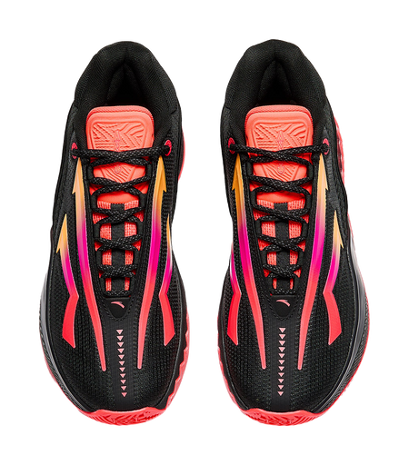 Anta KAI SPEED 2 Irving Pioneer 2 CNY Low top Basketball Shoes Mens Basic Black/Neon Red  vjsneaker.com