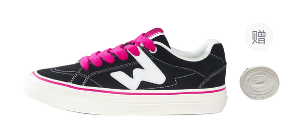 Ollieskate Wear resistant And Lightweight Low Top Skateboard Shoes Unisex Black 