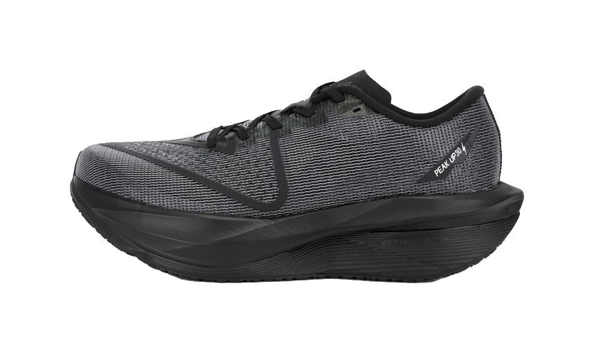 PEAK Running Shoes Men's All Black 