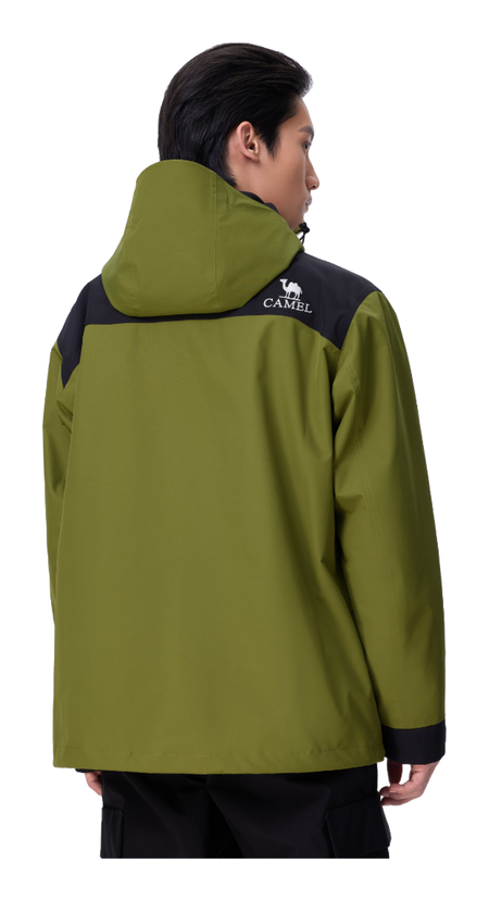 CAMEL All weather Windbreaker Jacket Mens  vjsneaker.com
