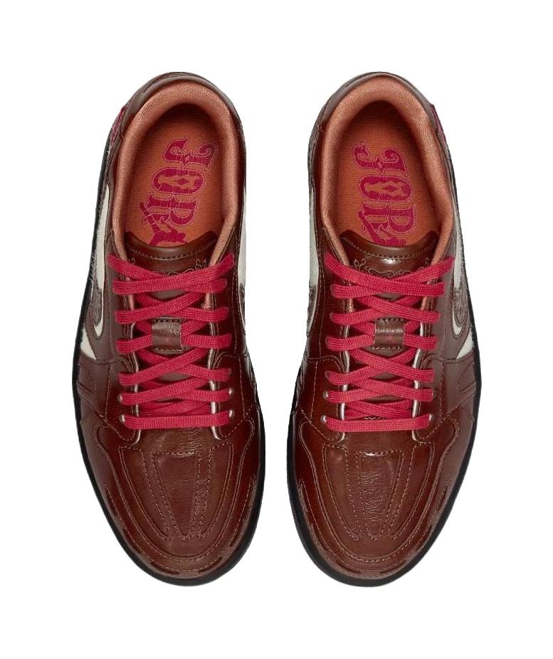 Jordan Air Jordan 1 Low top Vintage Basketball Shoes Unisex Brown  vjsneaker.com