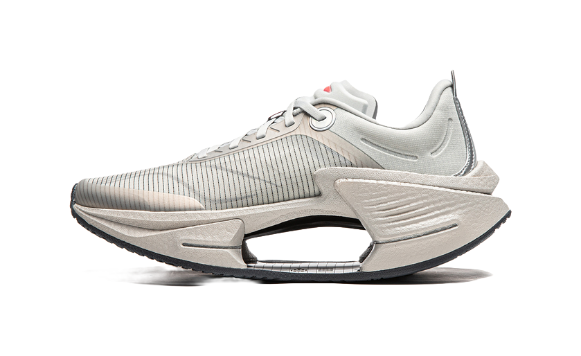 Li Ning Shadow 3 Essential Cushioning Support Rebound Low top Training Racing Running Shoes Mens Gray Black  VJsneaker