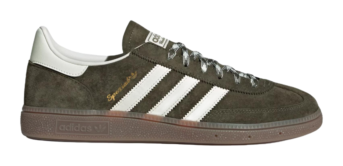 Adidas Originals HANDBALL SPEZIAL Low top German Army Trainers Unisex Olive Green  vjsneaker.com
