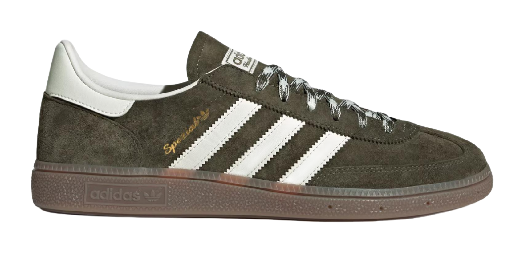 Adidas Originals HANDBALL SPEZIAL Low top German Army Trainers Unisex Olive Green  vjsneaker.com