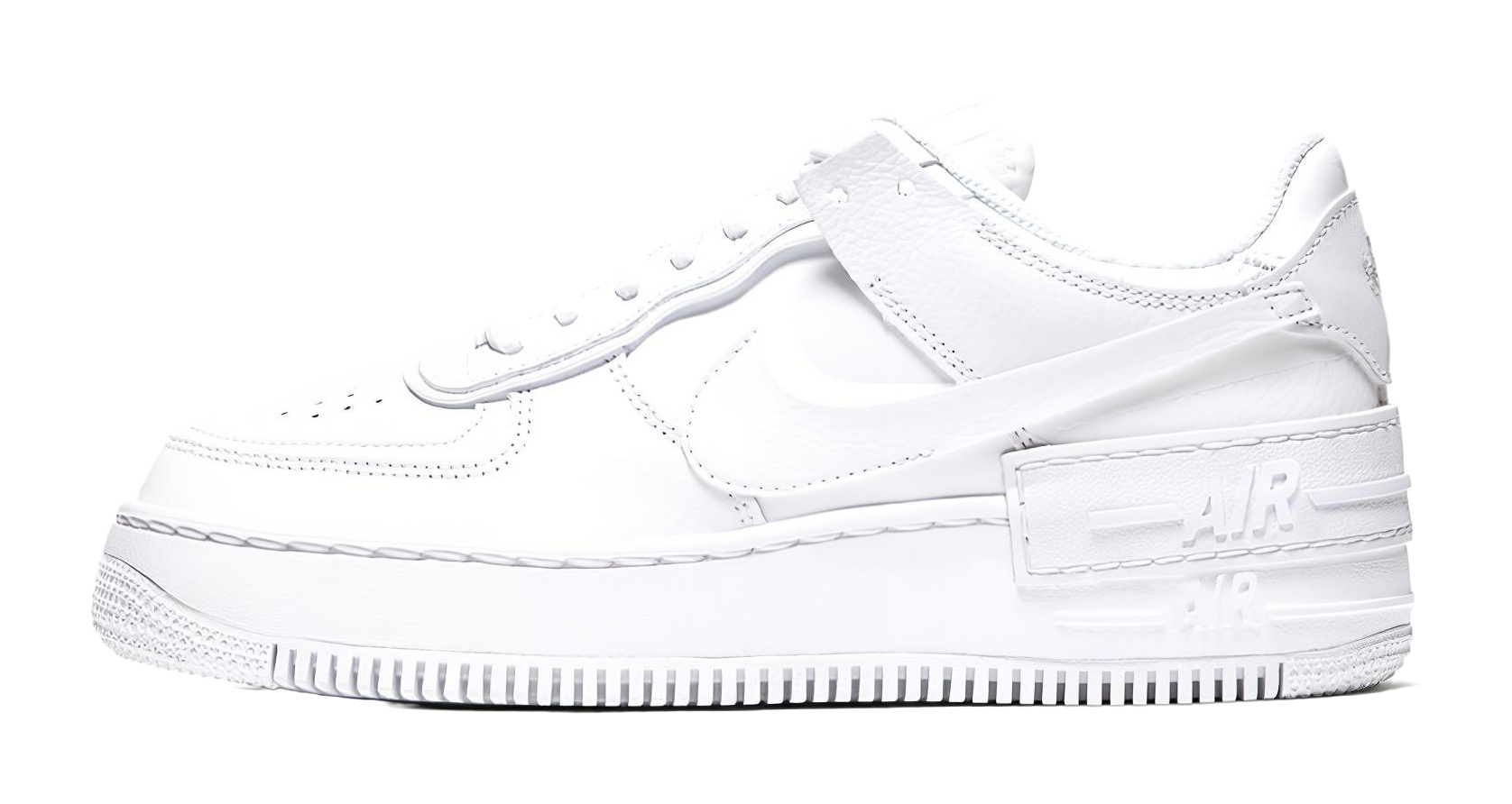 Nike Air Force 1 Shadow Triple White Womens  vjsneaker.com