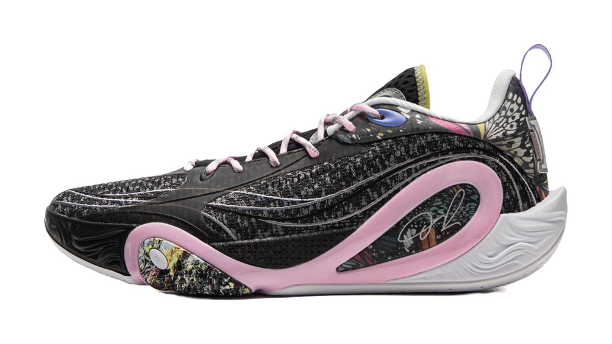 LiNing DLO1 Cushioning Slip Resistant Abrasion Resistant Lightweight Rebound Grip Low top Basketball Shoes Mens Black  VJSNEAKER