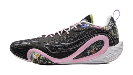 LiNing DLO1 Cushioning Slip Resistant Abrasion Resistant Lightweight Rebound Grip Low top Basketball Shoes Mens Black  VJSNEAKER