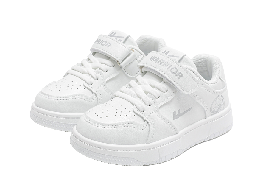 Warrior Boys Athletic Shoes Aj Breathable Lightweight Cushioning Low top Skateboard Shoes Kids 