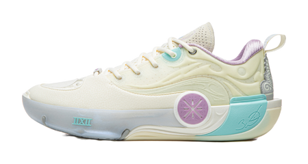 Li Ning WOW12 Low top Basketball Shoes Unisex Ecru  vjsneaker.com
