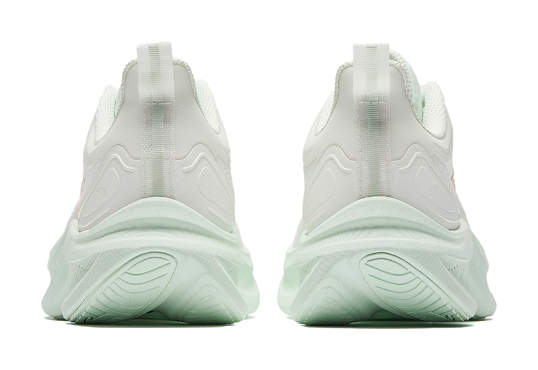 Anta Cushioning, Breathable, Lightweight, Height Increasing Low top Casual Training Running Shoes Women's White Green 