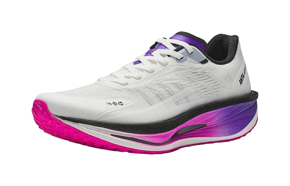 Anta Cushioning Anti-Slip And Wear-Resistant Low-Top Casual Running Shoes Men's White Black 