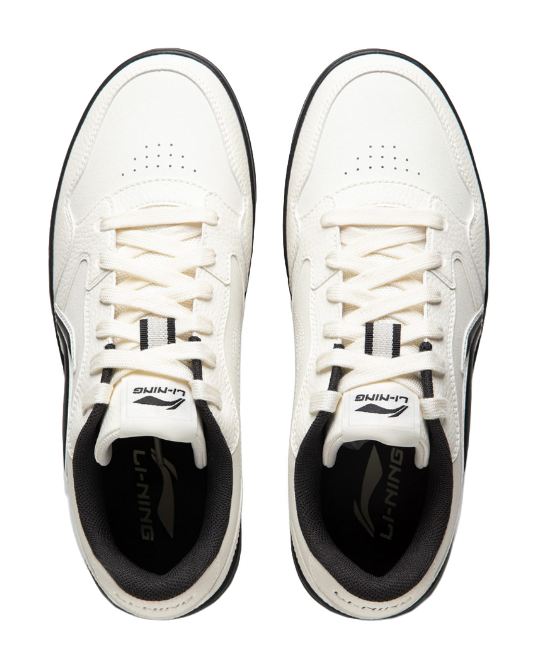 LiNing Tianji Soft Anti Slip And Wear Resistant Height Increasing Low top Skateboard Shoes Women's Ecru 