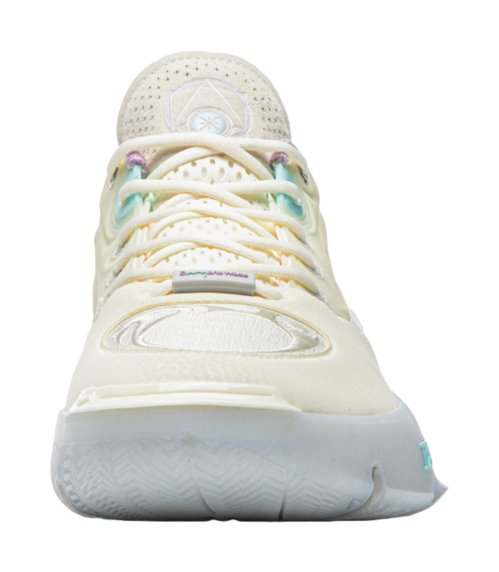 Li Ning WOW12 Low top Basketball Shoes Unisex Ecru  vjsneaker.com