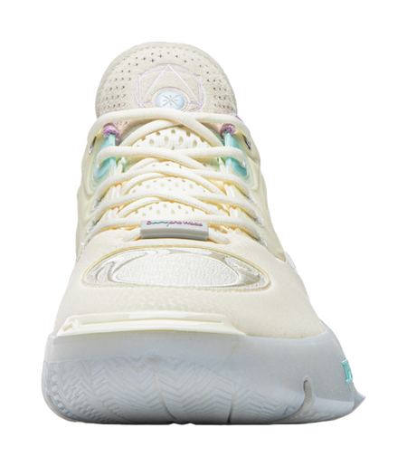 Li Ning WOW12 Low top Basketball Shoes Unisex Ecru  vjsneaker.com