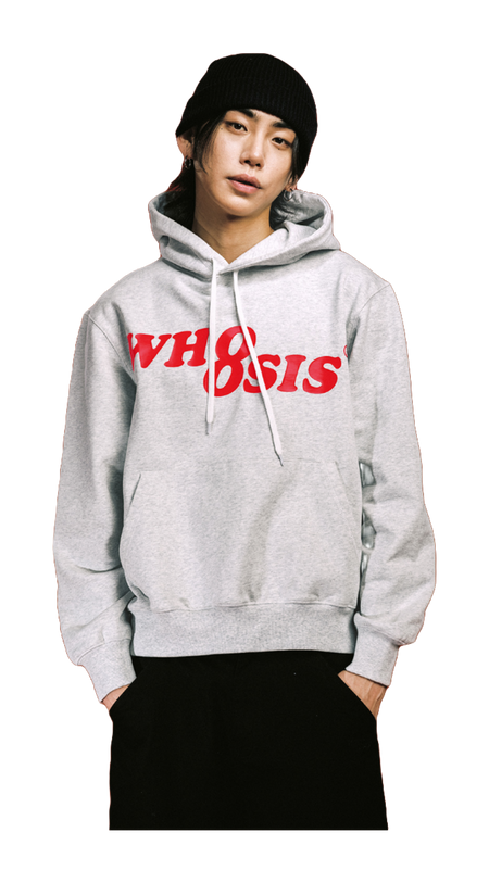 WHOOSIS Shining Color Phantom Logo Hoodie Casual Loose Versatile Letter Campus Warm Autumn/Winter Plus Velvet Hoodie Unisex  vjsneaker.com