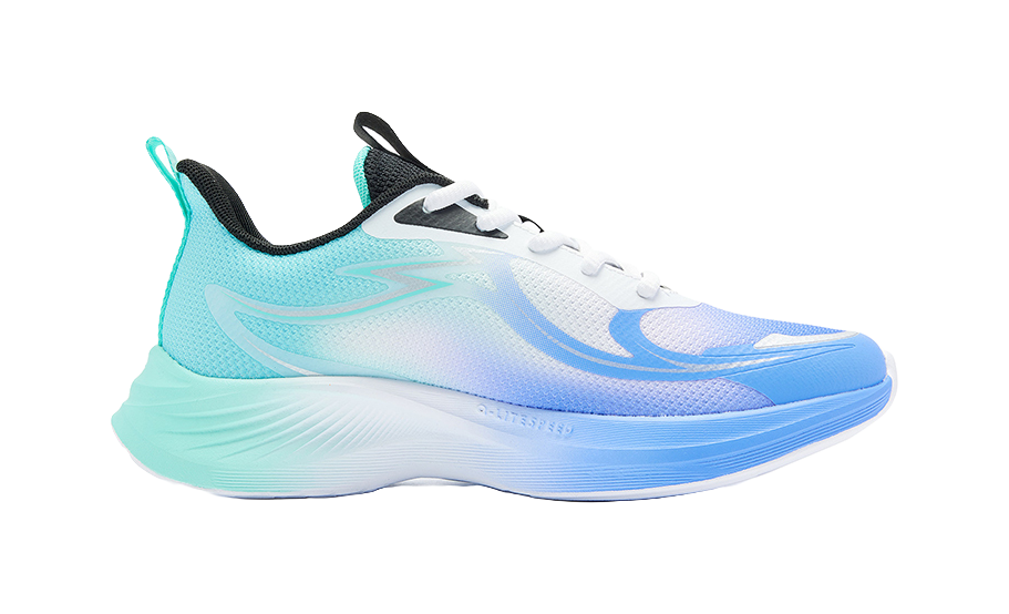 QIAODAN Light Speed 1.0 Low top Kids' Running Shoes Light Blue Teenagers 