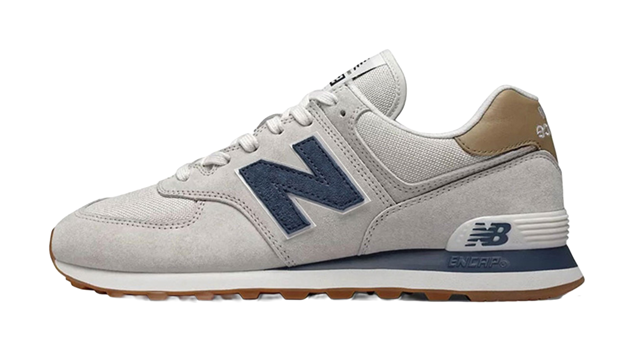 574 New Balance Light Cliff Grey Indigo  VJSNEAKER