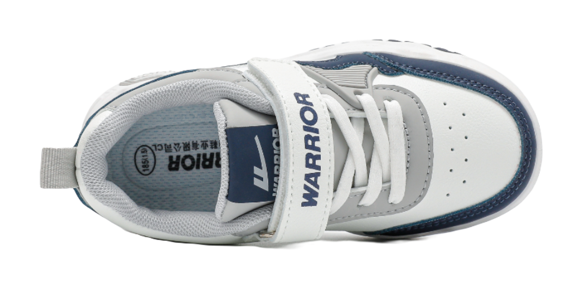 Warrior Boys Athletic Shoes Breathable Lightweight Cushioning Low top Girl Skateboard Shoes Kids  VJSNEAKER