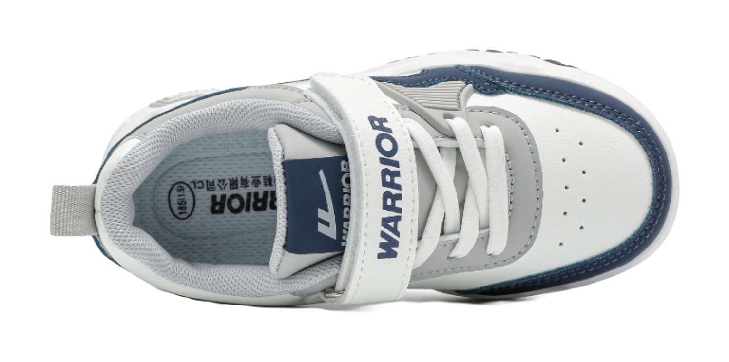 Warrior Boys Athletic Shoes Breathable Lightweight Cushioning Low top Girl Skateboard Shoes Kids  VJSNEAKER