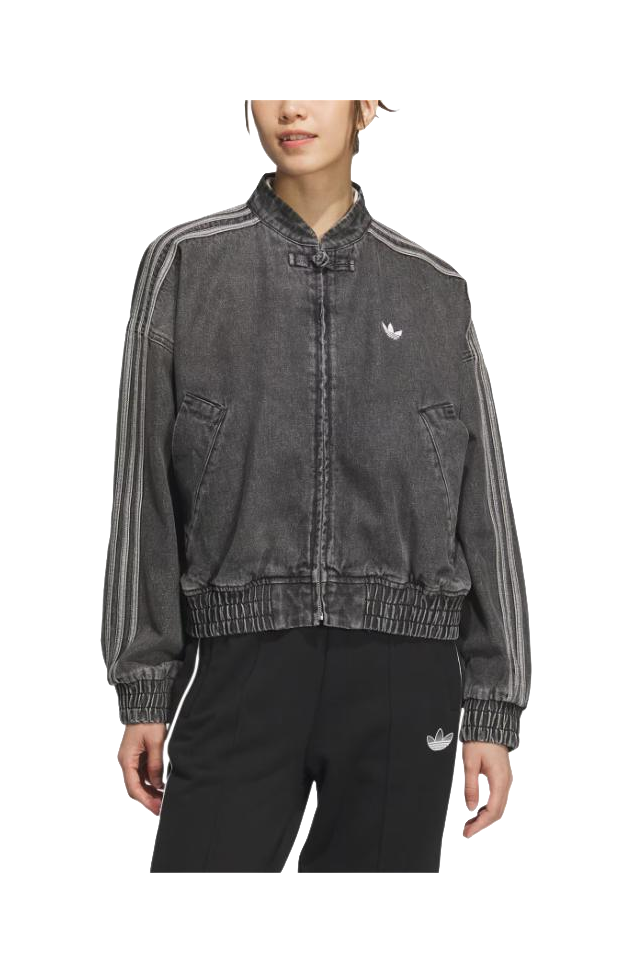 Adidas Originals CTT Jacket Womens Medium Denim Black  vjsneaker.com