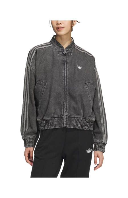 Adidas Originals CTT Jacket Womens Medium Denim Black  vjsneaker.com